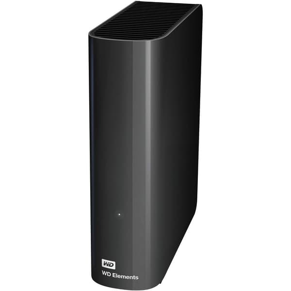WD Elements 12 TB Extern hårddisk 3.5 USB 3.2 Gen 1 Svart WDBWLG0120HBK-EESN