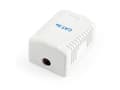 Miniatyrbild 5 av 5: Cablexpert NCAC-1U5E-01 - Ytmonteringsbox för nätverk - CAT 5e - UTP - RJ-45 - vit