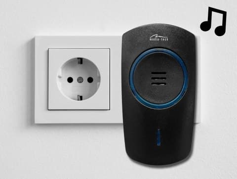 Media-Tech MT5701 Kinetic Doorbell - Dörrklocka - trådlös - 433.92 MHz