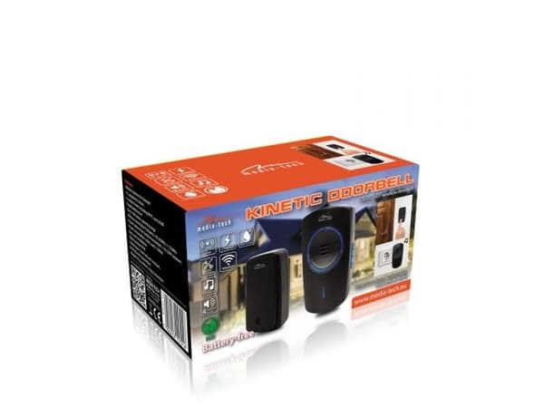 Media-Tech MT5701 Kinetic Doorbell - Dörrklocka - trådlös - 433.92 MHz