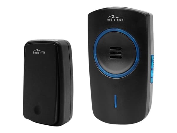Media-Tech MT5701, Musta, 85 dB, IP44, Painikkeet, Langaton, 433,92 MHz
