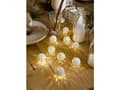 Miniatyrbild 4 av 5: Konstsmide 3157-803, 10 lamp(or), LED, Varmvitt, inomhus, Vit, Metall