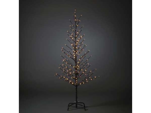 Konstsmide 3386-700, Ljusdekoration, slinga, Svart, Metall, Polyvinylklorid (PVC), Plast, IP20, CE, 240 lamp(or) Svart