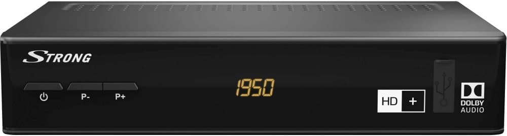 Strong SRT 7806 HD+ DVB-S2 receiver Camping-drev, Mulighed for enkeltkabel, Front-USB, Ethernet-tilslutning , Kortlæser, inkl. HD+-kort Antal tunere: 1