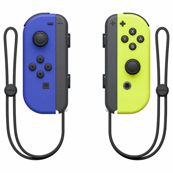 Nintendo Switch Joy-Con 2er-Set blau/neon-gelb Kontroll Nintendo Switch Blå, Neongul
