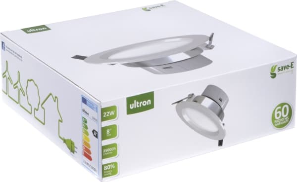 save-E - Utspart lampe - LED - 22 W - varmt hvitt lys - 4000 K