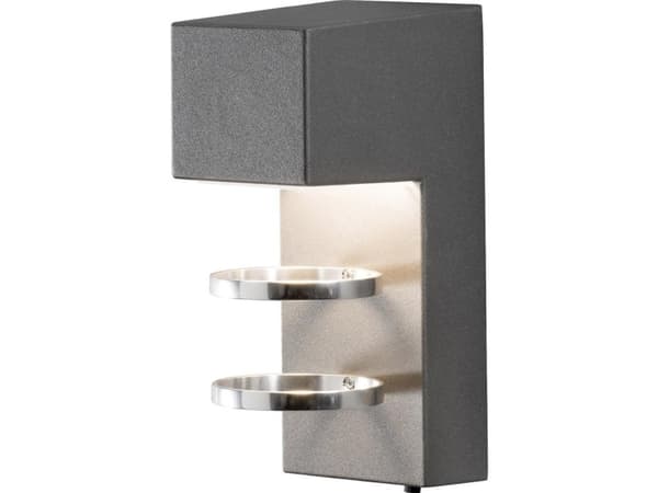 Konstsmide 7957-370, 1 lampor, 3000 K, IP54, Antracit, Grå