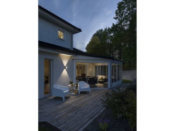 Konstsmide 7992-370, 3 lampor, 3000 K, IP54, Antracit, Grå