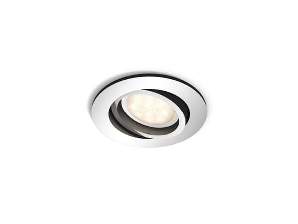Philips myLiving Infälld spot, Nedtryckbar spotlight, Glödlampan/-lamporna kan inte bytas ut, 1 lampor, LED, 500 LM, Brun