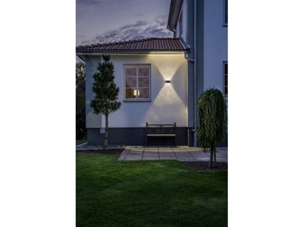 Konstsmide 7853-370, 6 lampor, 3000 K, IP54, Antracit, Grå