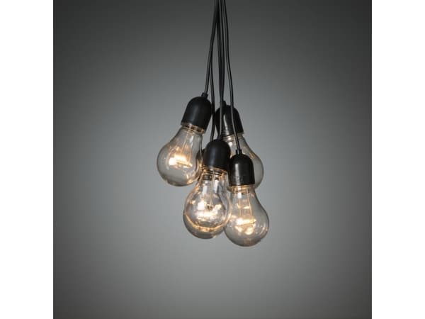 Konstsmide 2383-800, Garland, Plast, Svart, 0,45 m