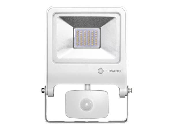 LEDVANCE 941507790, Väggbelysning för utomhusbruk, Vit, Gjuten aluminium, IP44, Fasad, Garage, I