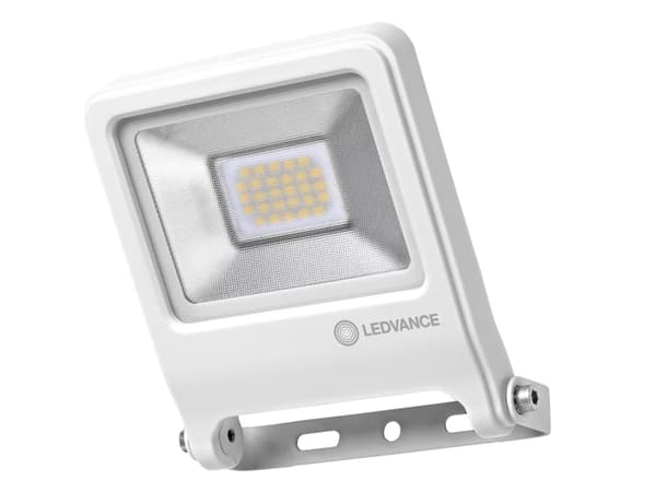 LEDVANCE ENDURA - Flomlys - LED - 20 W - varmt hvitt lys - 3000 K - hvit