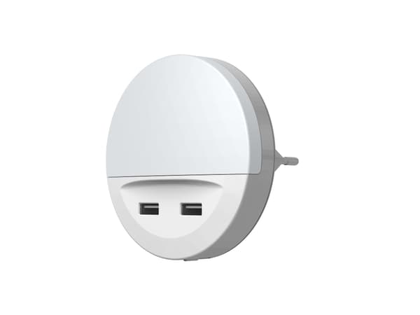 Osram LUNETTA, Kytkettävä yövalo, Valkoinen, Polykarbonaatti (PC), ABS, IP20, II, Tyyppi C
