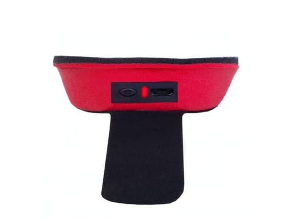 Glovii GW2M, Unisex, Alle (tider), Oppvarmet innersåle, Sort, red, Vinter