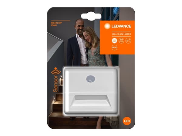 LEDVANCE NIGHTLUX - Nattlys - LED - 0.25 W - kjølilg hvitt lys - 4000 K - hvit Hvit
