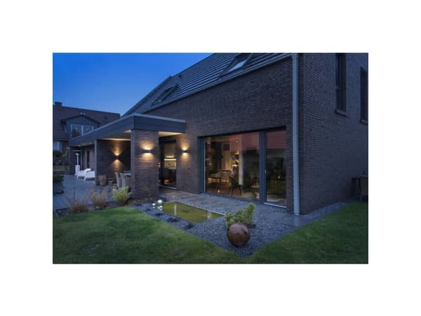 SLV PATTA-I recessed fitting, 1 lampor, LED, 3000 K, 910 LM, IP20, IP65, Svart