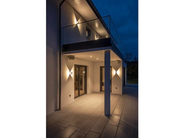 SLV PATTA-I recessed fitting, 1 lampor, LED, 3000 K, 910 LM, IP20, IP65, Svart