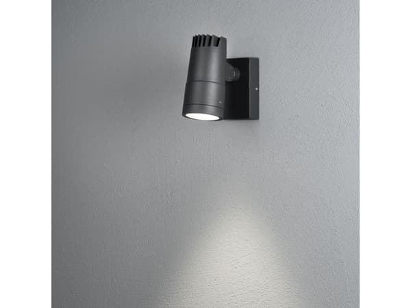 Konstsmide 7861-370, Anthracit, Grå, Aluminium, IP54, 1 pære(r ), 30000 t, 3000 K Antrasiitti, Harmaa
