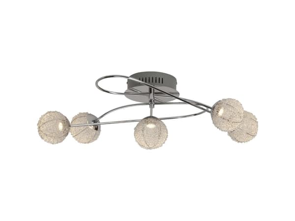 Brilliant G94343/77 Dajana LED-loftslampe LED (RGB) LED indbygget 25 W Krom