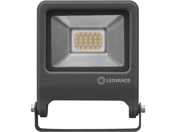 LEDVANCE Endura Flood, Vegglys, Grå, Aluminium, Glass, IP65, Fasade, Garage, I