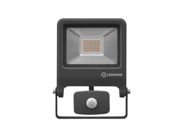 LEDVANCE ENDURA FLOOD Sensor - Sikkerhetslys - LED - 30 W - varmt hvitt lys - 3000 K - mørk grå