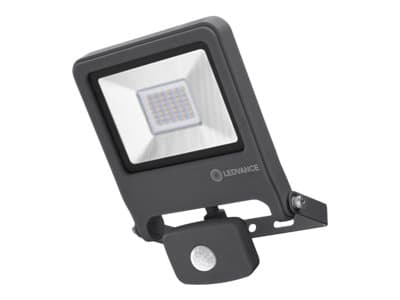 LEDVANCE ENDURA FLOOD Sensor - Sikkerhetslys - LED - 30 W - varmt hvitt lys - 3000 K - mørk grå