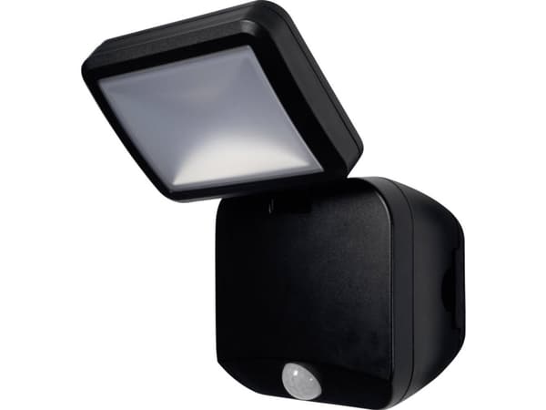 Osram Battery LED, Spottivalaistus ulkotiloihin, Musta, Akryylinitriilibutadieenistyreeni (ABS), IP54, III, Seinäkiinnitys