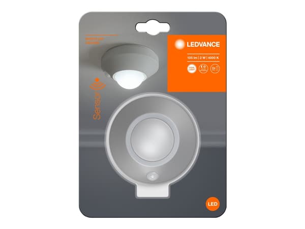 LEDVANCE NIGHTLUX - Ceiling night light - LED - 1.7 W - svalt vitt ljus - 4000 K - silver