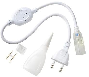 LIT230 tilslutningsledning 0,5M IP67 hvid - STANDARD