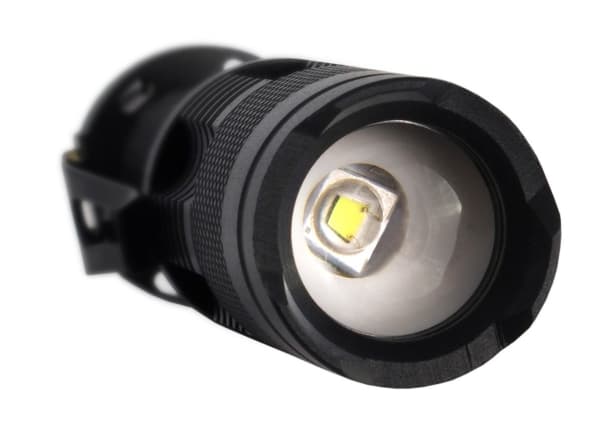 Everactive FL180, Käsikokoinen taskulamppu, Musta, Alumiini, Painikkeet, LED, 1 lamppua