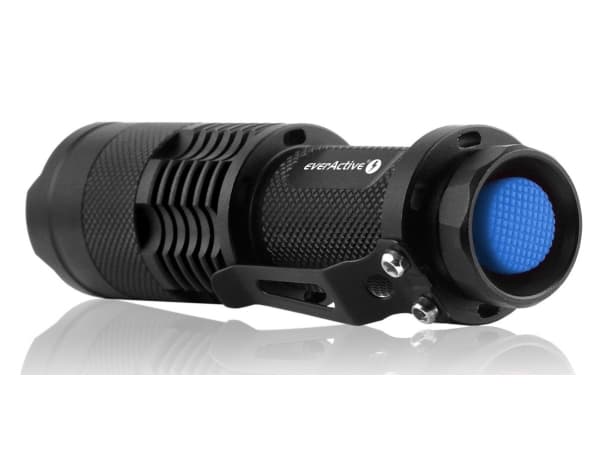 Everactive FL180, Käsikokoinen taskulamppu, Musta, Alumiini, Painikkeet, LED, 1 lamppua