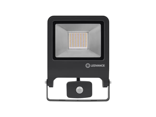 LEDVANCE ENDURA FLOOD Sensor - Sikkerhetslys - LED - 50 W - varmt hvitt lys - 3000 K - mørk grå