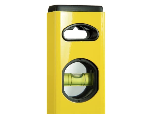 Stanley STHT1-43105, Vattenpass, 1 m, Svart, Gul, 0,5 mm/m, Gjuten aluminium, Gummi, 20 mm