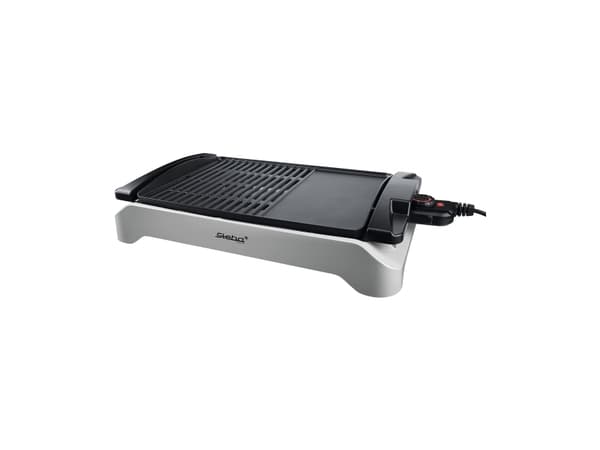 Steba VG 101, 2000 W, Barbecue, Elektrisk, Tabletop, Sort, Grå, Rektangulær