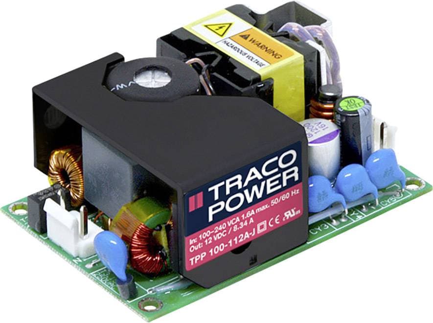 TracoPower TPP 100-112A-J AC/DC-strmforsyningskomponent, open frame +13.2 V/DC 8340 mA