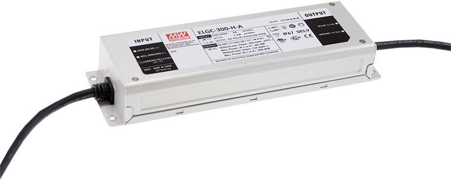 Mean Well ELGC-300-M-DA LED-drivere Konstanteffekt 301.6 W 1.3 - 4 A 58 - 116 V/DC Kan dæmpes, Dali, PFC-koblingskreds, Outdoor, Overbelastningsbeskyttelse,
