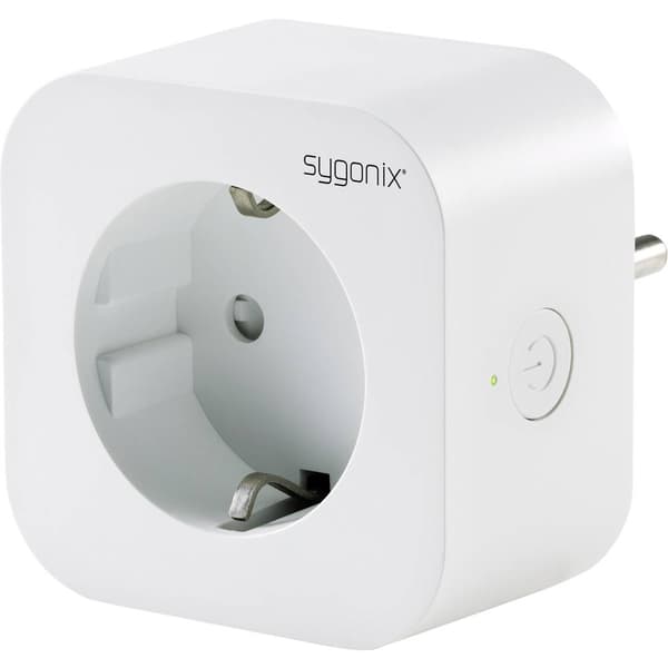 Sygonix SY-4276902 Vägguttag Wi-Fi med mätfunktion Inomhus 2500 W