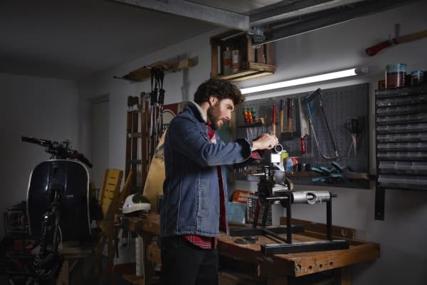 LEDVANCE Power Batten, Vit, Polykarbonat, Stål, Källare, Kök, IP20, I, LED
