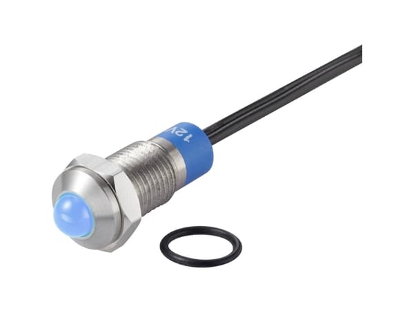 Conrad TC-7495168, sininen, -25 - 55 °C, IP67, 12 V, 9,5 mm, 1 kpl