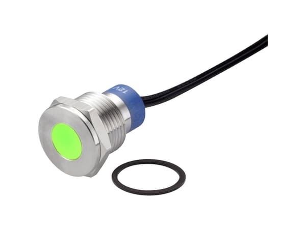 TRU COMPONENTS TC-7495244 LED-diodi Vihreä 12 V