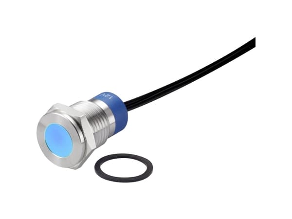 Conrad TC-7495216, sininen, -25 - 55 °C, IP67, 12 V, 1,35 cm, 1 kpl