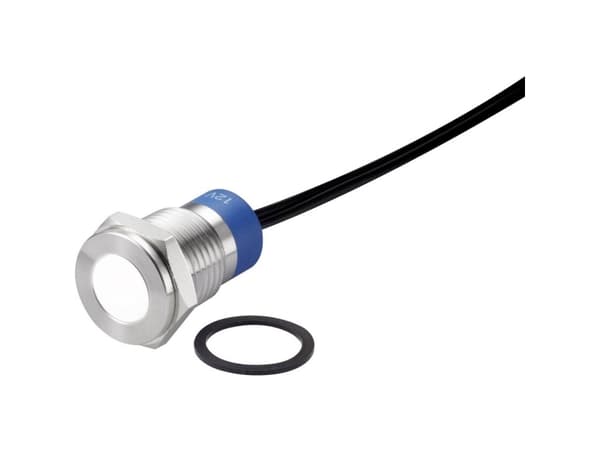 Conrad TC-7495220, Vit, -25 - 55 ° C, IP67, 12 V, 1,35 cm, 1 styck