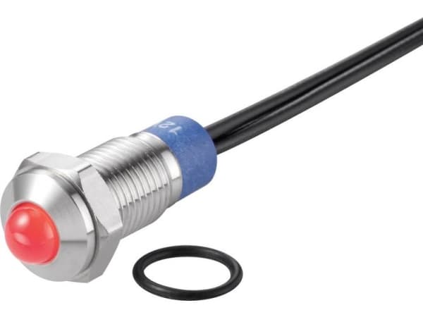 Conrad TC-7495192, Red, -25 - 55 °C, IP67, 12 V, 1.15 cm, 1 pc(s)