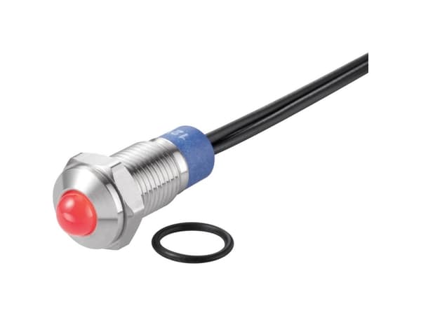 Conrad TC-7495192, Red, -25 - 55 °C, IP67, 12 V, 1.15 cm, 1 pc(s)