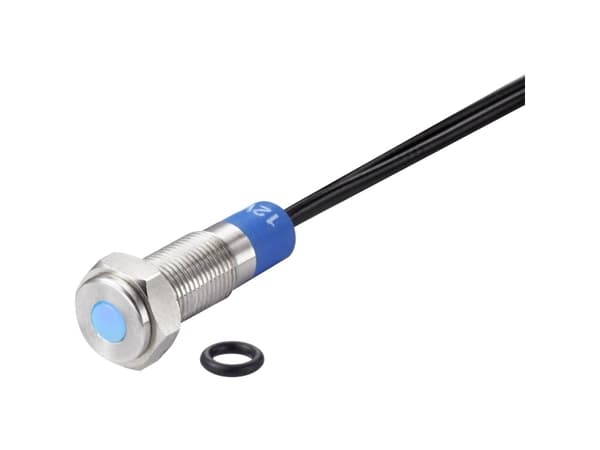 Conrad TC-7495120, Blå, -25 - 55 ° C, IP67, 12 V, 7 mm, 1 styck
