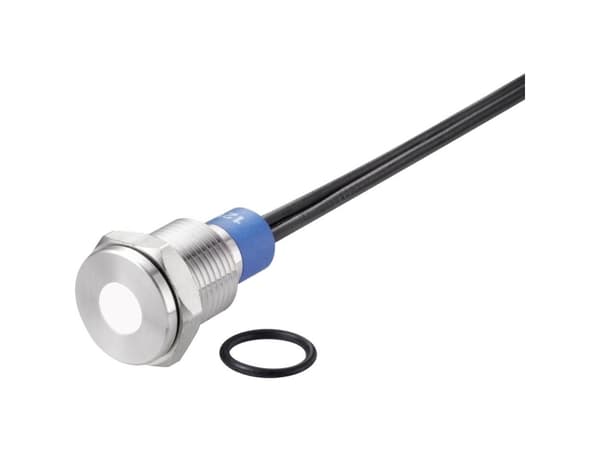 Conrad TC-7495188, Vit, -25 - 55 ° C, IP67, 12 V, 1,15 cm, 1 styck
