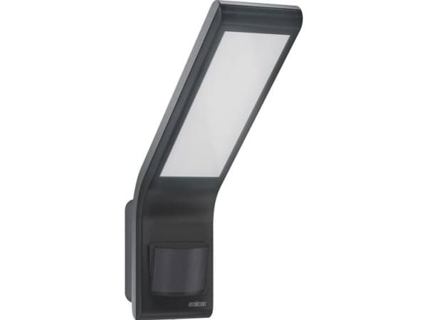 STEINEL Sensor LED-Strahler XLED slim, Vegglys, Antrasitt, Aluminium, Plast, IP44, Inngang, I