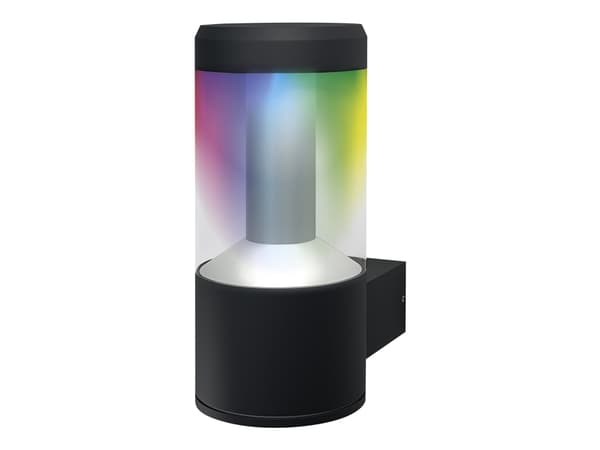 LEDVANCE SMART+ MODERN - Trädgårdsbelysning - LED - 12 W - multifärgat ljus - 2700-6500 K - lykta - mörkgrå