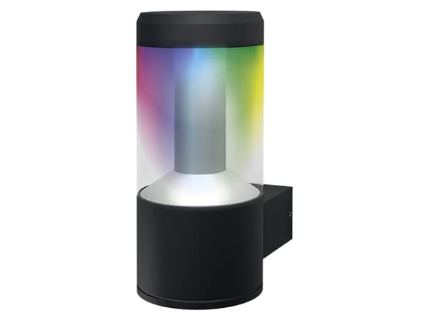 LEDVANCE SMART+ MODERN - Trädgårdsbelysning - LED - 12 W - multifärgat ljus - 2700-6500 K - lykta - mörkgrå